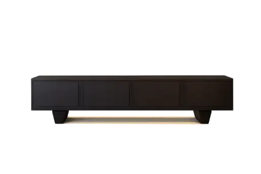 [VP-34H2314N] MEUBLES TV RIO CHÊNE TEINTÉ NOIR