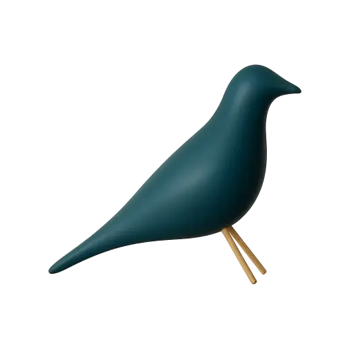 CERAMIC BIRD. MAT