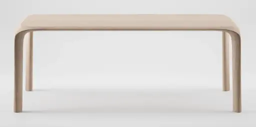 [AR-GING240] Ging table, 240x100x76cm, oak, Loba white oil AR3