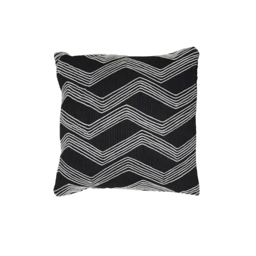 [LL-6871612] Coussin 45x45 cm MACKEY noir+beige