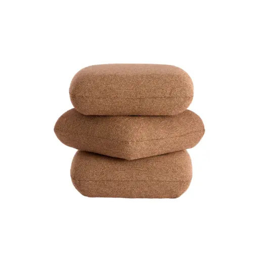 [LL-6893283] Pouf 44,5x44,5x44,5 cm LAURIE terra