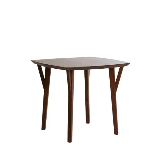 [LL-5501912] Table à manger 85x85x78 cm QUENZA bois d’acacia marron