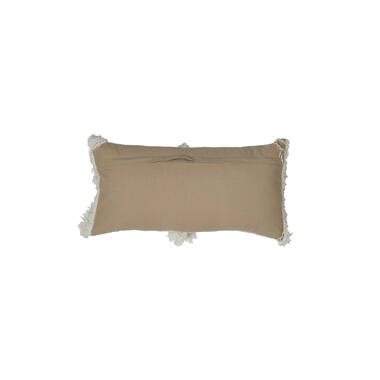 [LL-6877843] Coussin 60x30 cm LUANI crème