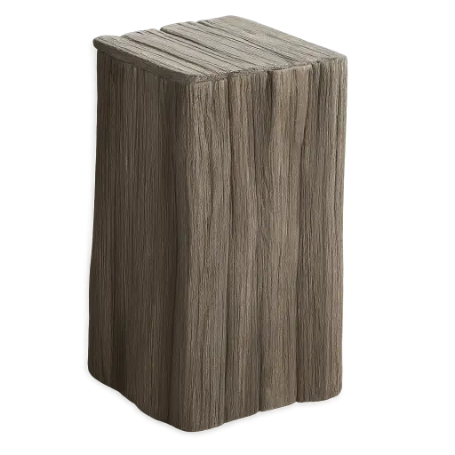 [LL-5506482] Table d’appoint 33x33x53 cm DEGO mat naturel