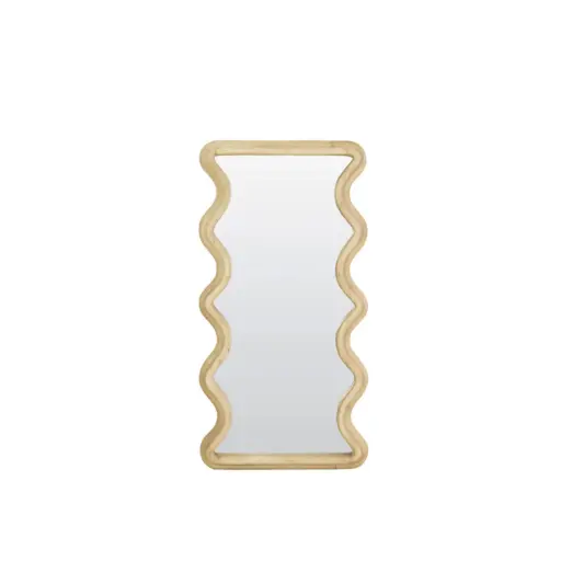 [LL-7319482] Miroir 62x6x120 cm ALIVA bois mat naturel