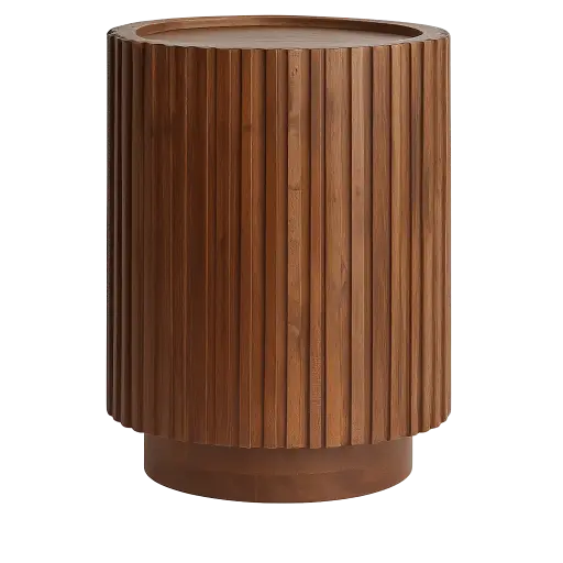 [LL-5512083] Table d’appoint Ø33x47 cm KIYOSE bois d’acacia marron