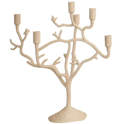 [LL-6071282] Bougeoir 7L 60x35x70 cm JARDIA crème