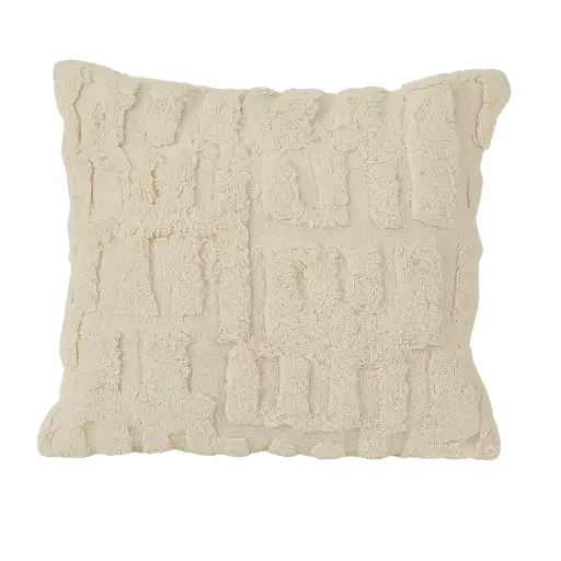[LL-6860726] Coussin 45x45 cm SARMI crème