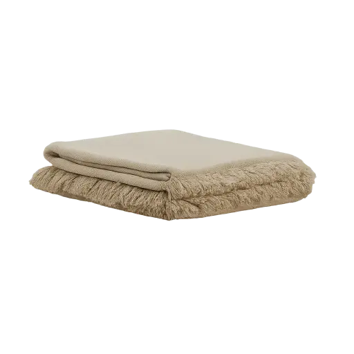 [LL-7486984] Plaid 170x130 cm MIRASO naturel