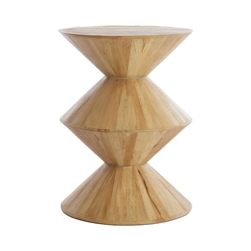 [LL-6783783] Table d’appoint Ø45x60 cm LARUS bois de manguier naturel