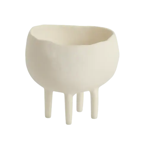 [LL-5820743] Vase déco Ø16x14,5 cm MUXIA crème