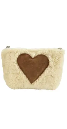 [HO-5222-2] PETIT SAC EN PEAU DE MOUTON HERZ