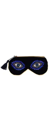 [HO-6531-1] ÉTUI À LUNETTES "CHARMING EYES" BLEU