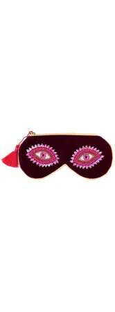 [HO-6531-2] ÉTUI À LUNETTES "CHARMING EYES" ROUGE