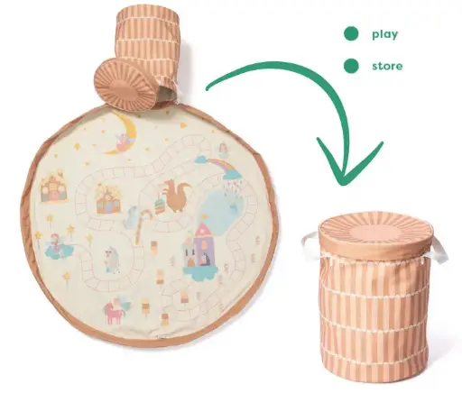 [PL-SOOFAIRYWORLD] Tapis de jeu et panier de rangement Fairyworld