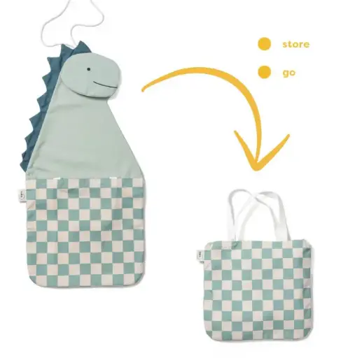 [PL-TOTODINO] Sac rangement mural Dino