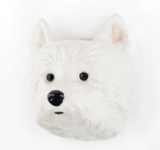 [QU-194] Vase mural Westie
