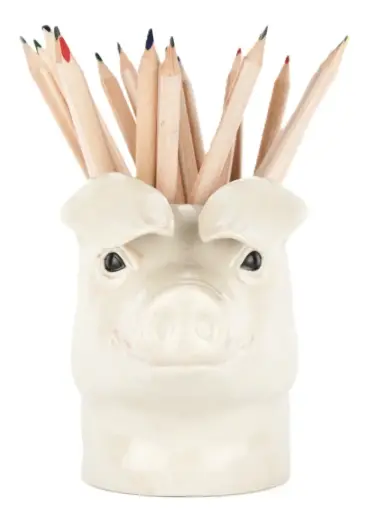 [QU-1153] Vase mural britannique Lop Pig