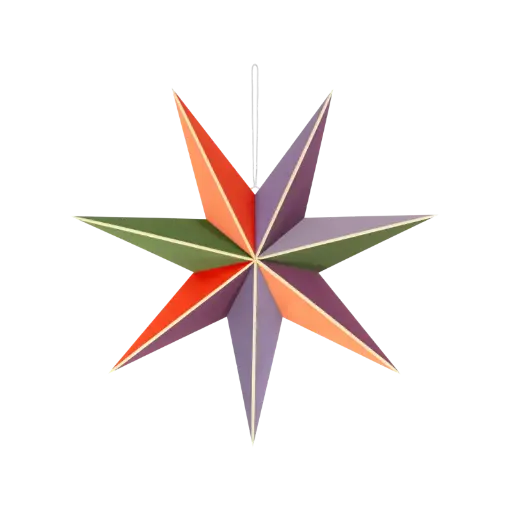 [RE-WPS01] Étoile en papier 'Sirius''