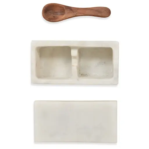[OPJET-015974] Objet décoratif sel et poivre marbre Opjet