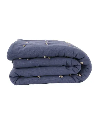 [SU-A42409MARI] [SUD ETOFFE] JETE CLIT LINO 330 240X260 MARINE