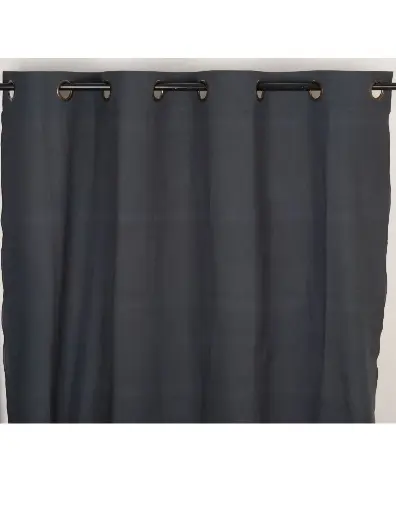 [SU-V42234ANTH] OEILLET MODERNE 140X280  ANTHRACITE