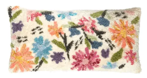 [LL-6880300] Cushion 60X30 Cm Marlies Cream+Multi