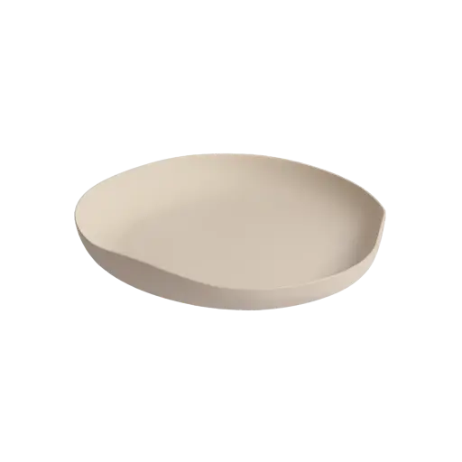 [LL-6612543] Dish 44X43,5X7 Cm Anzio Cream