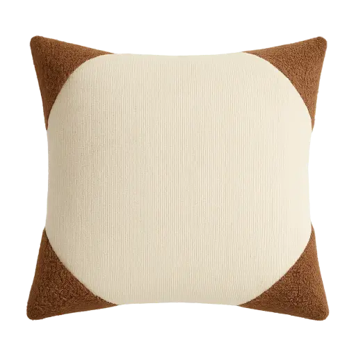 [LL-6873983] Cushion 60X30 Cm Cellio Brown+Beige