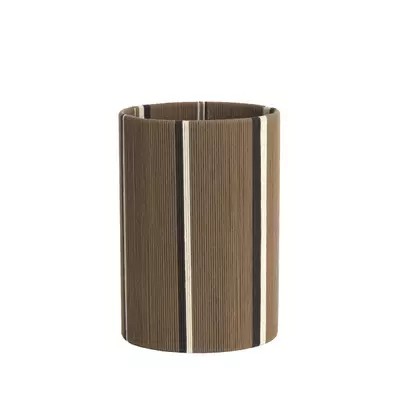 [LL-2225977] Shade Cylinder 25-25-36 Cm Medan Brown+Cream+Dark Brown