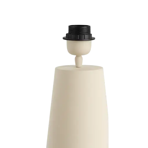 [LL-8312443] Lamp Base Ø16,5X35 Cm Yelos Matt Cream