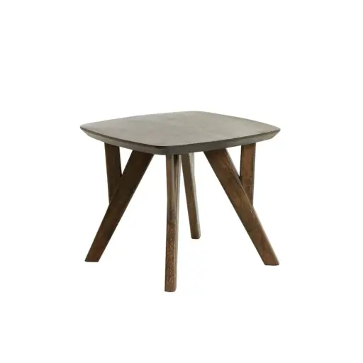 [LL-6776084] Side Table 50X50X42 Cm QueAcacia Wood