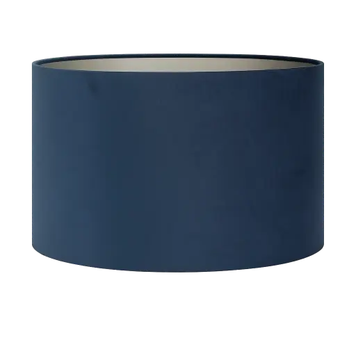 [LL-2235047] Shade Cylinder 35-35-30 Cm Velours Petrol Blue