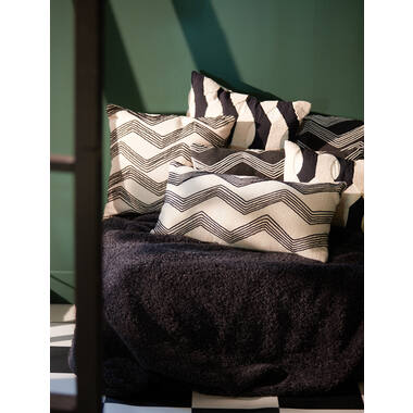 [LL-6872212] Cushion 45X45 Cm Bendigo Beige+Gold+Black