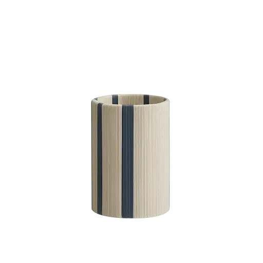 [LL-2220987] Shade Cylinder 20-20-30 Cm Medan Cream+Blue