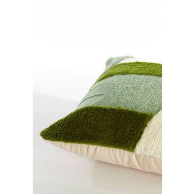 [LL-6875976] Cushion 45X45 Cm Tofna Green+White