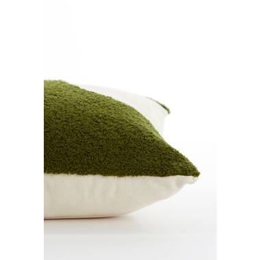 [LL-6873978] Cushion 60X30 Cm Cellio Dark Green+Beige