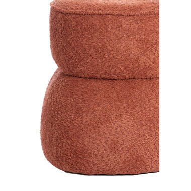 [LL-6786794] Pouf Ø40X46 Cm Leyla Terra