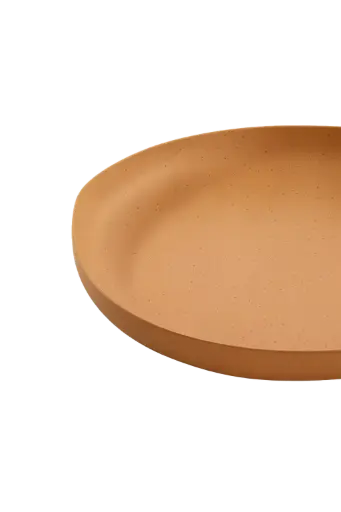 [LL-6612594] Dish 44X43,5X7 Cm Anzio Terra+Brown Spotted