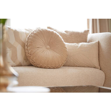 [LL-6872213] Cushion 45X45 Cm Bendigo Beige+Gold+White