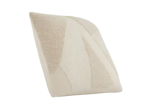 [LL-6872313] Coussin 30x60 Cm Bendigo Beige+Gold+White