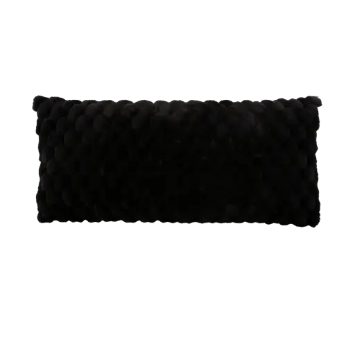 [LL-6869012] Cushion 60X30 Cm Vienne Velvet Black